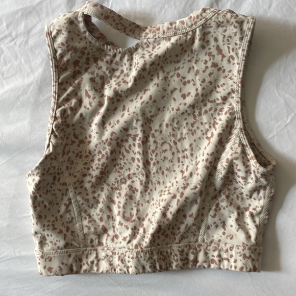 PHILANTHROPY Intimates Beige Medium Support Animal Print Sports Bra S - Picture 4 of 4